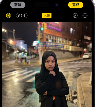 邯郸苹果15服务店分享如何在iPhone15系列机型拍摄照片中添加人像效果 